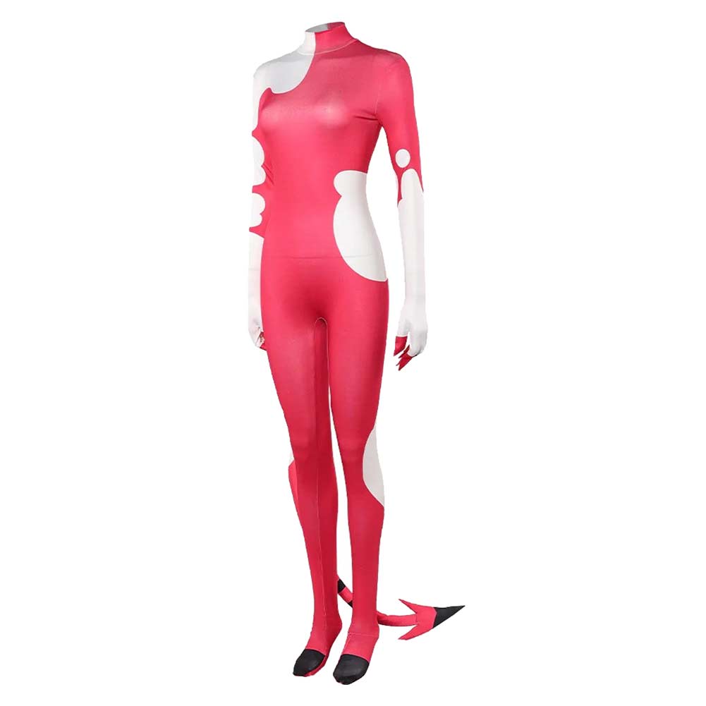 Hazbin Hotel 2(2025) Blitz Combinaison Rouge Cosplay Costume Ver.2