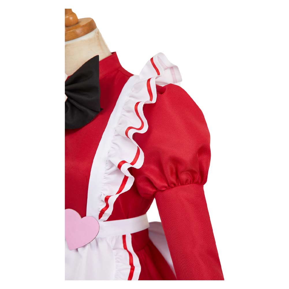 Hazbin Hotel 2(2025) Carmilla Carmine Ensemble Maid Robe Rouge Cosplay Costume