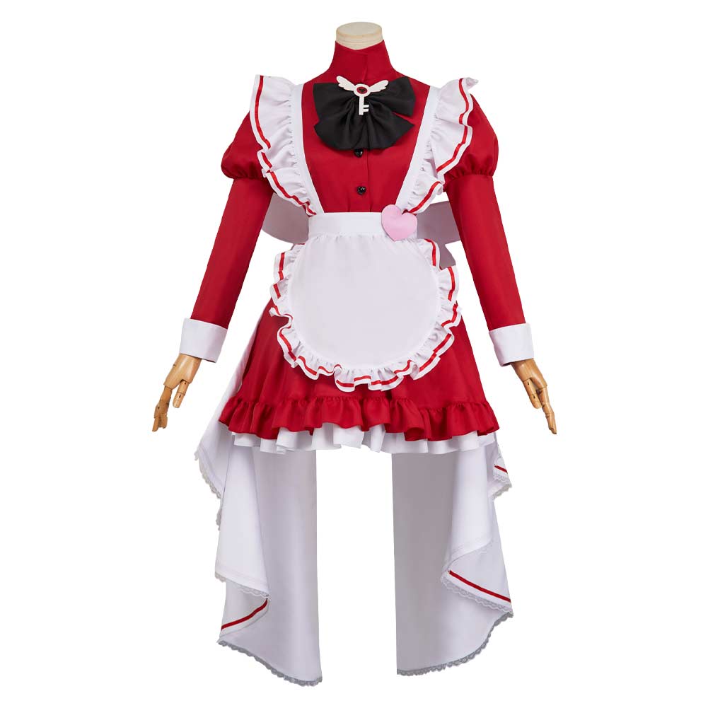 Hazbin Hotel 2(2025) Charlie Morningstar Ensemble Maid Robe Rouge Cosplay Costume