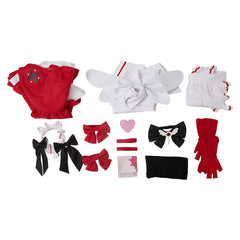 Hazbin Hotel 2(2025) Cherri Bomb Ensemble Maid Robe Rouge Cosplay Costume