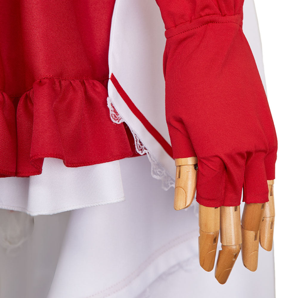 Hazbin Hotel 2(2025) Cherri Bomb Ensemble Maid Robe Rouge Cosplay Costume