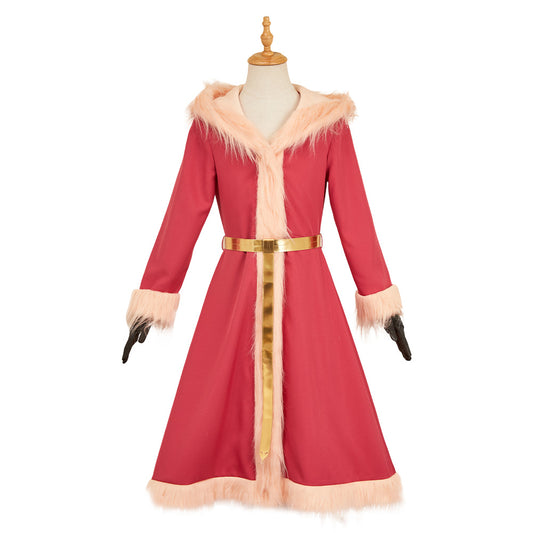 Hazbin Hotel 2(2025) Lucifer Tenue en Peluche Rouge Cosplay Costume