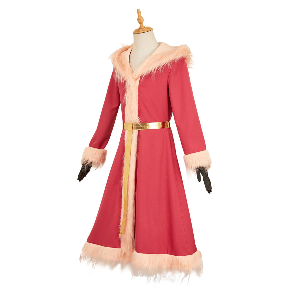 Hazbin Hotel 2(2025) Lucifer Tenue en Peluche Rouge Cosplay Costume