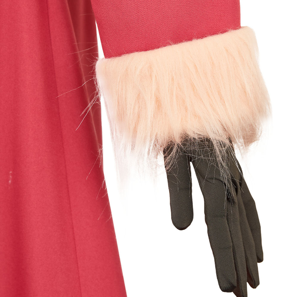 Hazbin Hotel 2(2025) Lucifer Tenue en Peluche Rouge Cosplay Costume