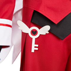 Hazbin Hotel 2(2025) Lucifer Tenue Rouge Butler Cosplay Costume