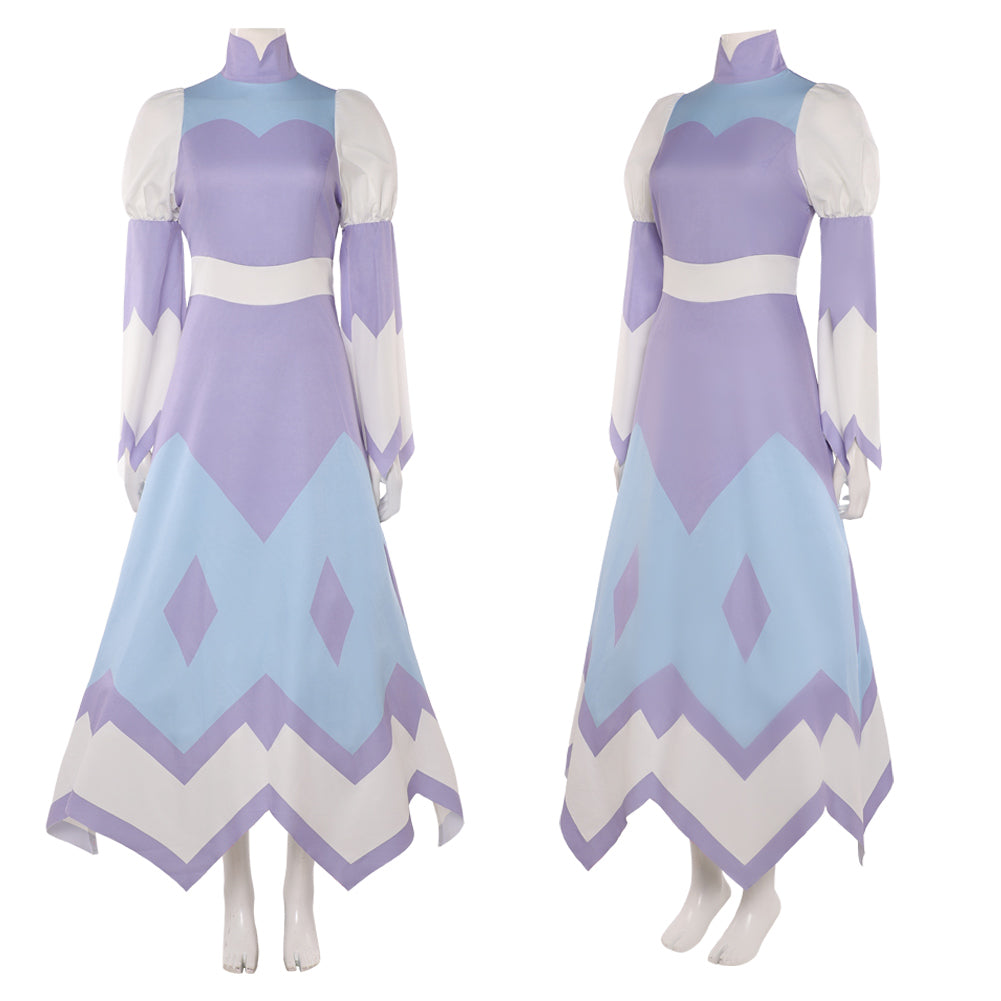 Hazbin Hotel 2(2025) Sera Tenue Violette et Blanche Cosplay Costume
