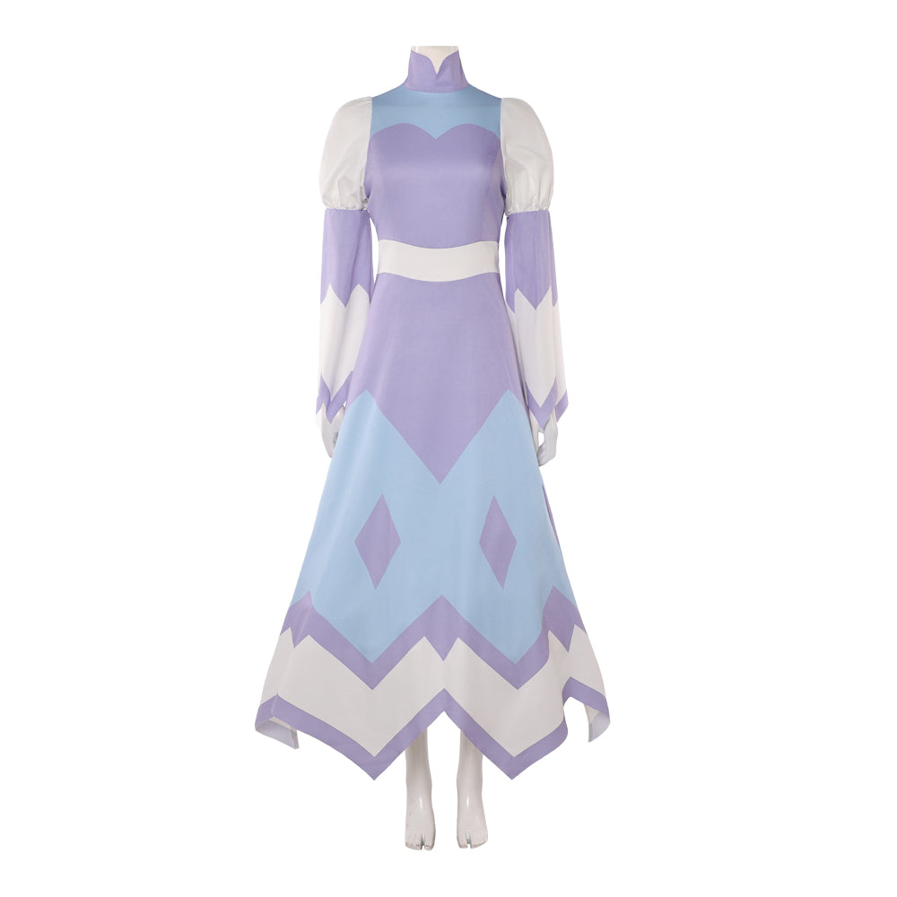 Hazbin Hotel 2(2025) Sera Tenue Violette et Blanche Cosplay Costume