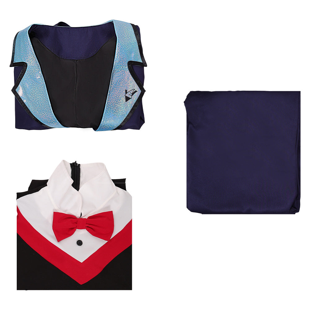 Hazbin Hotel Saison 2‎(2025) Vox Tenue Bleue Cosplay Costume