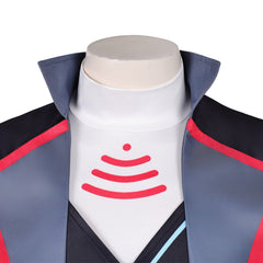 Hazbin Hotel Saison 2‎(2025) Vox Trench Long Noir Cosplay Costume