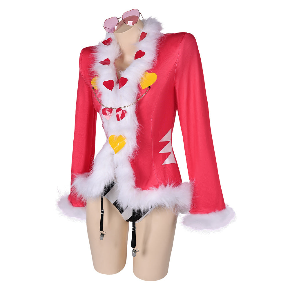 Hazbin Hotel Valentino  Lingerie pour Femme Cosplay Costume