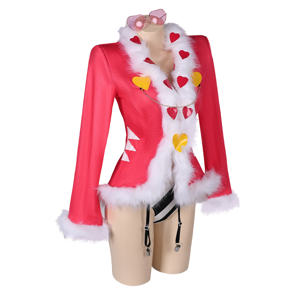 Hazbin Hotel Valentino  Lingerie pour Femme Cosplay Costume