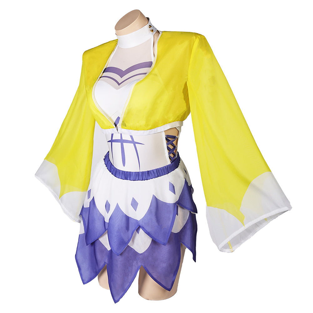 Hazbin Hotel(2024) Adam Maillot de Bain Une Pièce+Cover-up Cosplay Costume Design Original