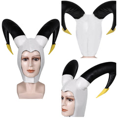 Hazbin Hotel(2024) Adam Masque Blanc Cosplay Accessoire