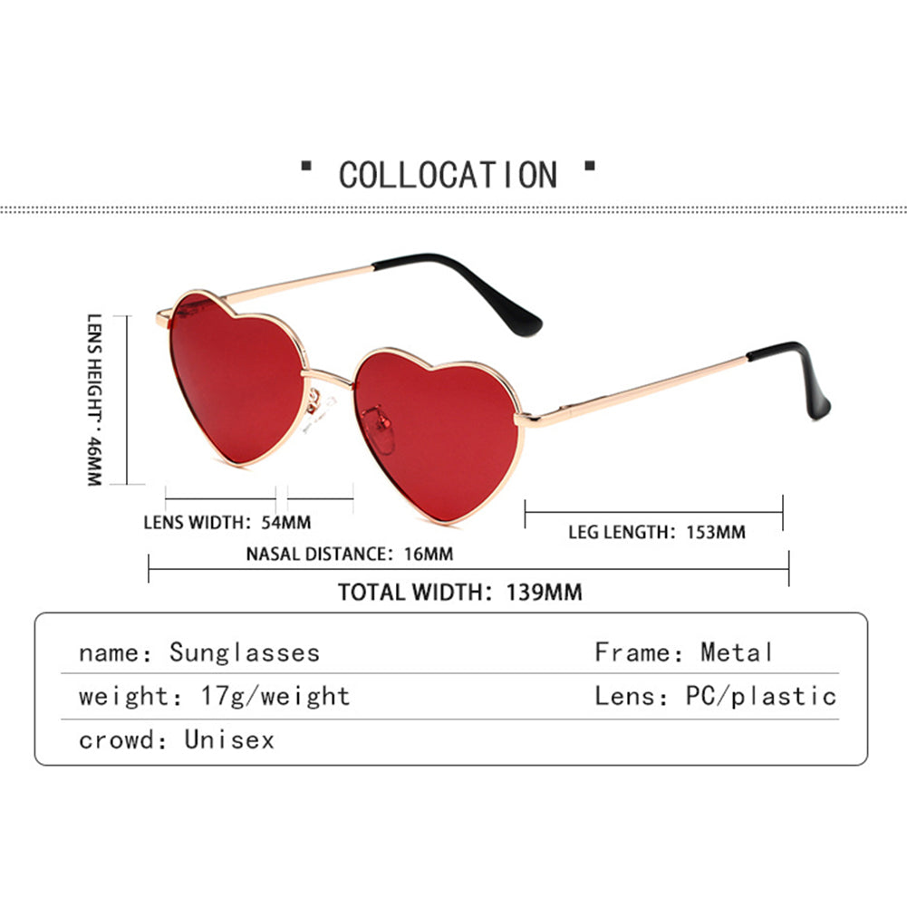 Hazbin Hotel(2024) Valentino Lunettes de Soleil Rétro en Forme de Coeur Cosplay Accessoire