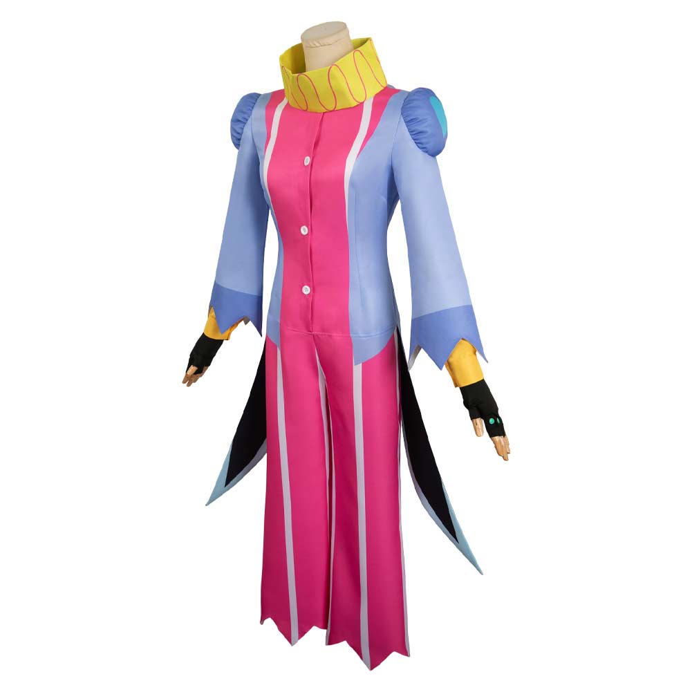 Helluva Boss 2 Fizzarolli Tenue Rose Cosplay Costume