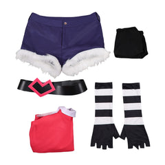 Helluva Boss 3(2025) Velvette Tenue Rouge et Noire Cosplay Costume