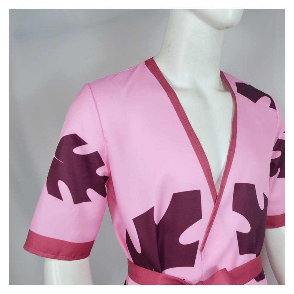 Helluva Boss Stolas Peignoir de Bain Rose Cosplay Costume