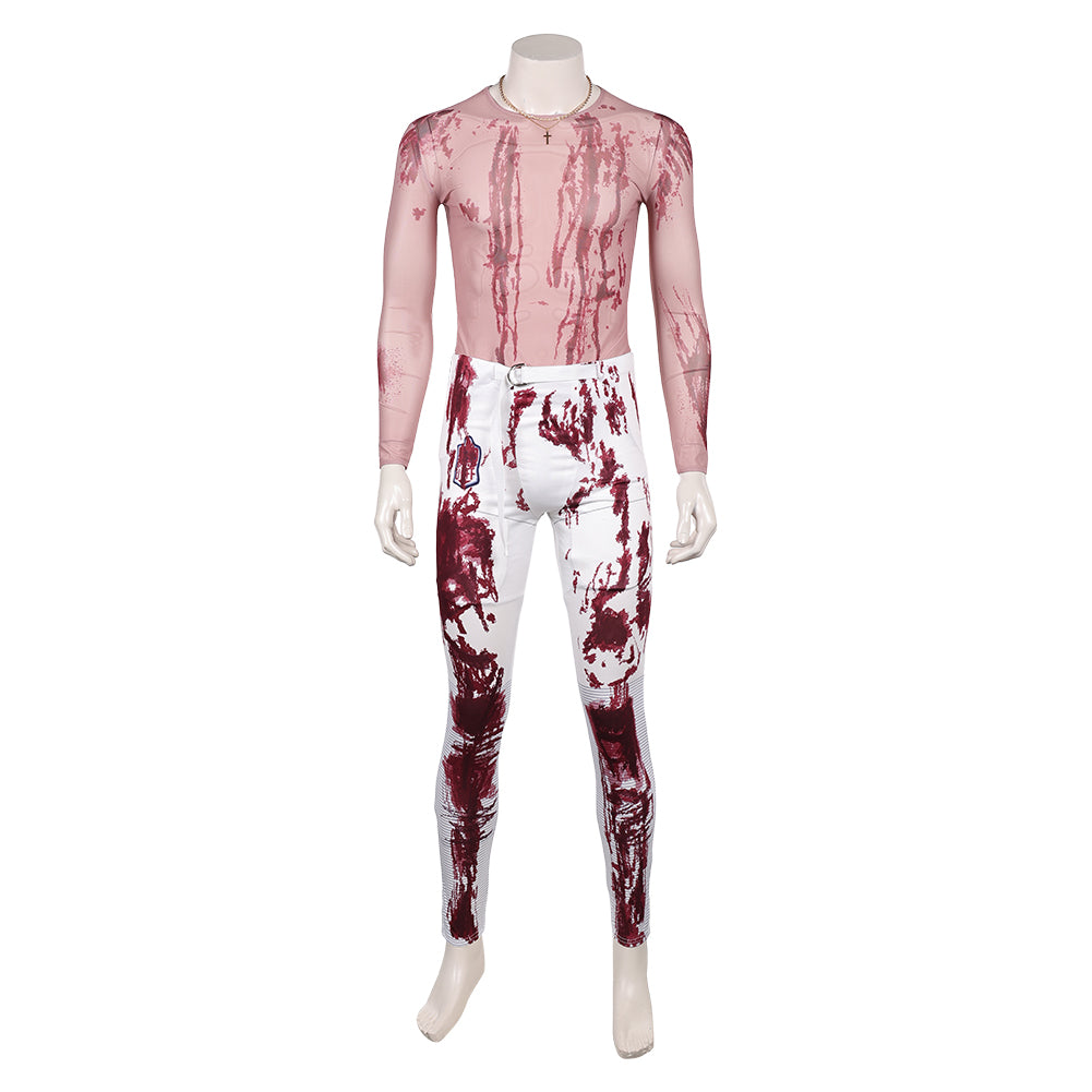 Him(2025) Cameron Cade Tenue Blanche Taché de Sang Cosplay Costume