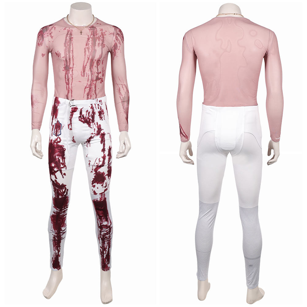Him(2025) Cameron Cade Tenue Blanche Taché de Sang Cosplay Costume