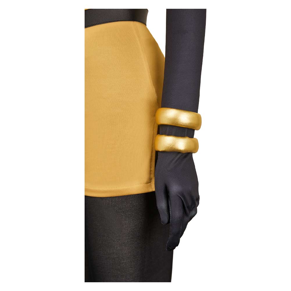 Hollow Knight: Silksong(2025) Shakra Tenue Jaune et Noire Cosplay Costume