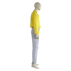 Homme Idole Ensemble Chemise Jaune Cosplay Costume