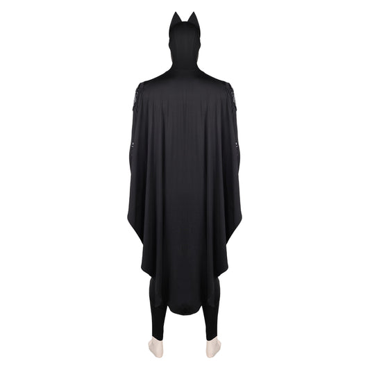 Homme Les Bad Guys 2(2025) M. Loup Tenue Noire avec Cape Cosplay Costume