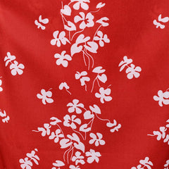 Honey Don't!(2025) Honey O'Donahue Robe Rouge en Mousseline à Fleurs Cosplay Costume
