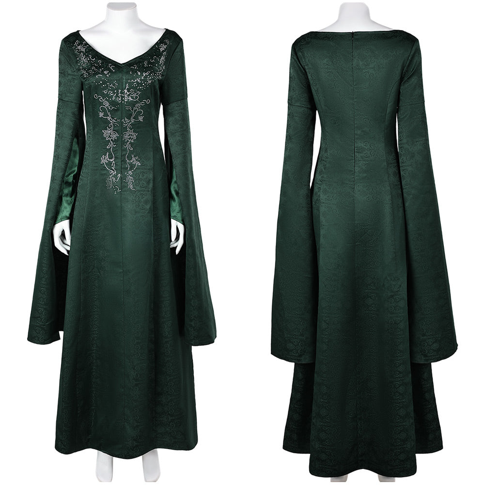 House of The Dragon Alicent Hightower Robe Verte Cosplay Costume Ver.2