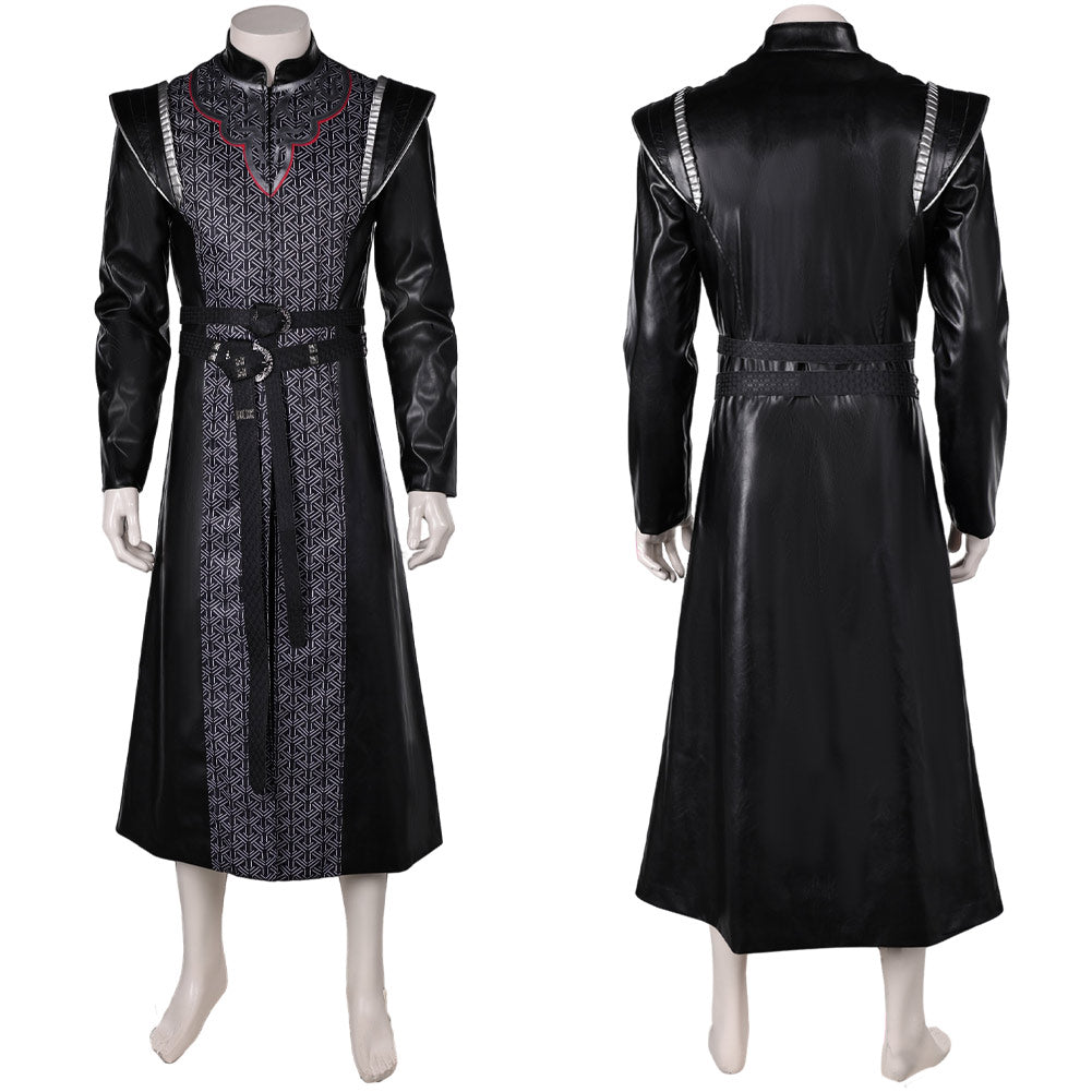 House of The Dragon Daemon Targaryen Tenue Noire Cosplay Costume