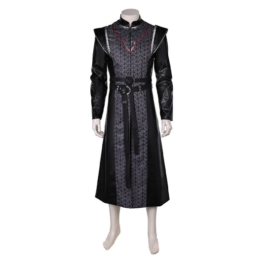 House of The Dragon Daemon Targaryen Tenue Noire Cosplay Costume