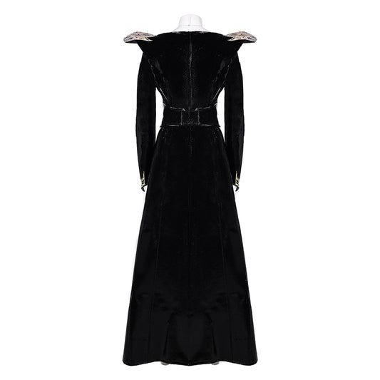 House of The Dragon Rhaenys Targaryen Robe Noire Cosplay Costume