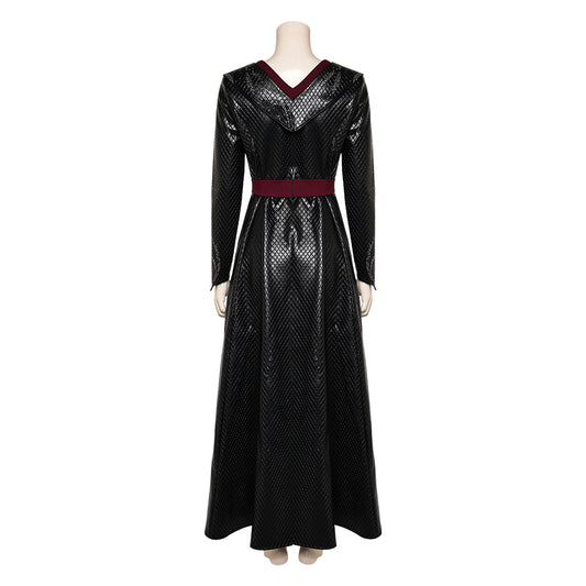 House of The Dragon Rhaenys Targaryen Tenue Noire Sans Cape Cosplay Costume