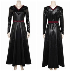 House of The Dragon Rhaenys Targaryen Tenue Noire Sans Cape Cosplay Costume