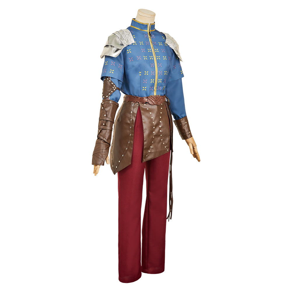 How to Train Your Dragon(2025) Astrid Tenue Bleue et Rouge Cosplay Costume