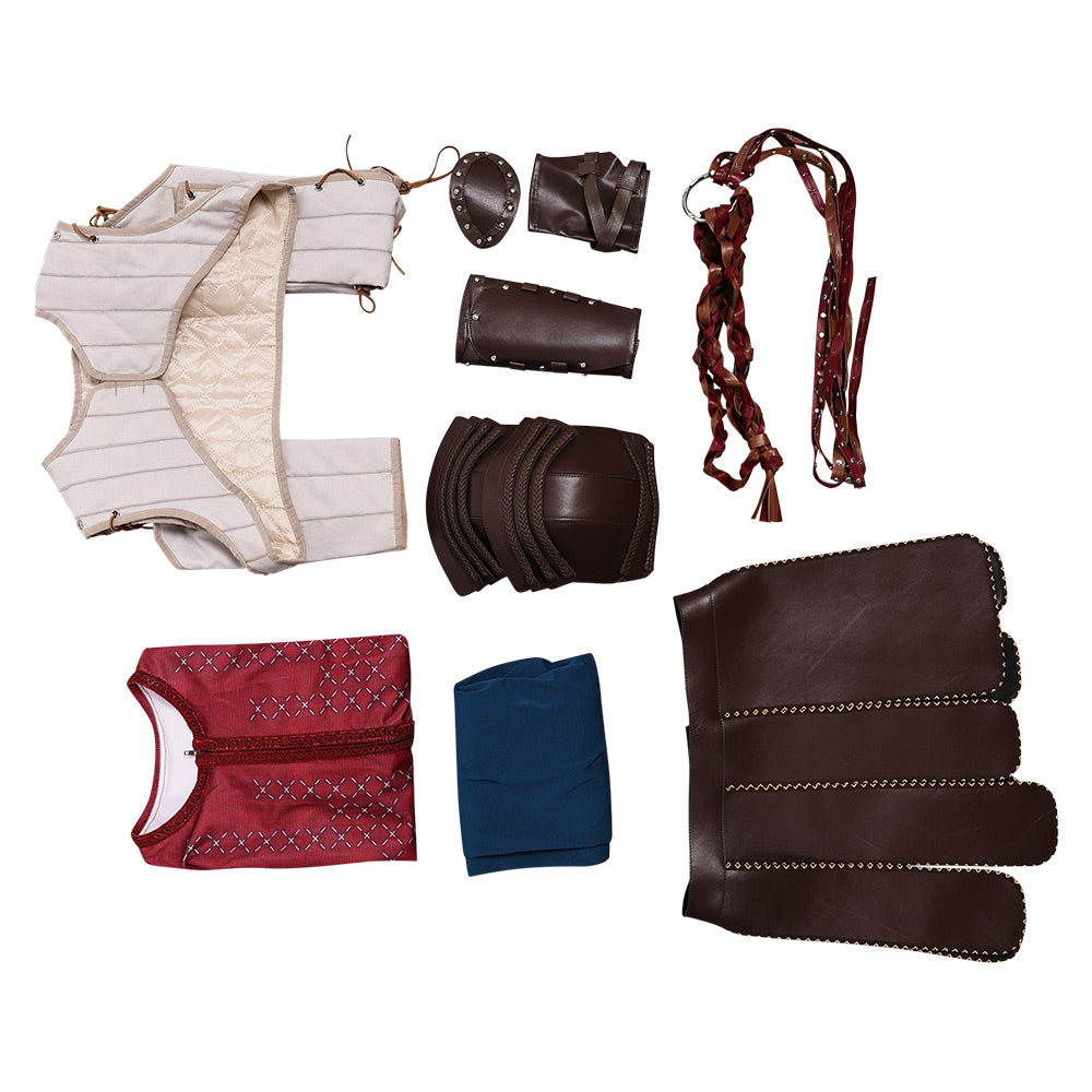 How to Train Your Dragon(2025) Astrid Tenue de Gilet Rouge Cosplay Costume