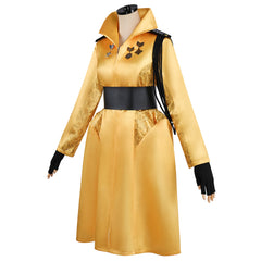 Hunger Games: L'Aurore de la Moisson(2026) Drusilla Robe Jaune Cosplay Costume