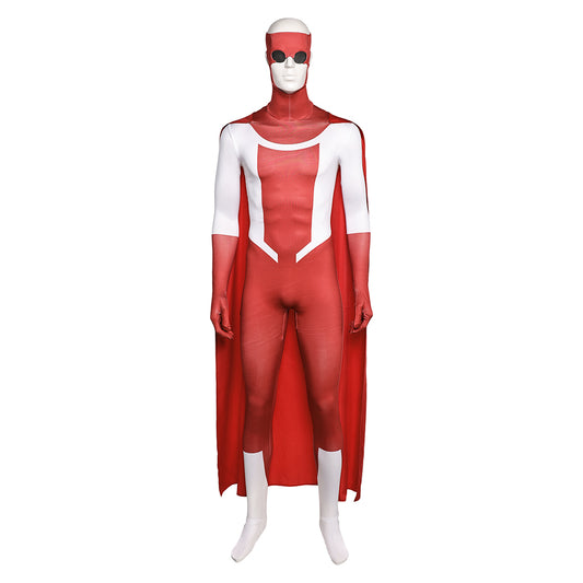 Invincible Saison 3(2025) Mark Grayson Tenue Rouge et Blanche Cosplay Costume