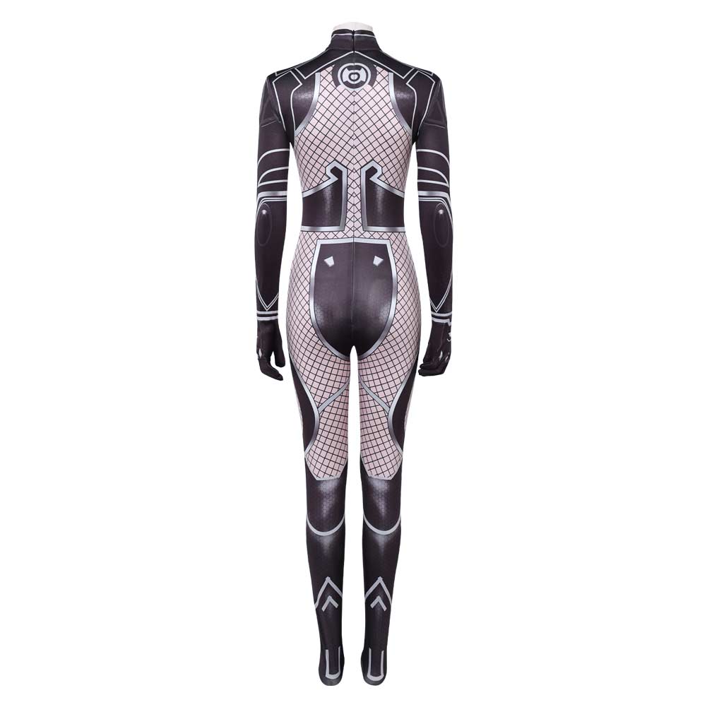 Invisible Woman Susan Storm Tenue Noire Cosplay Costume