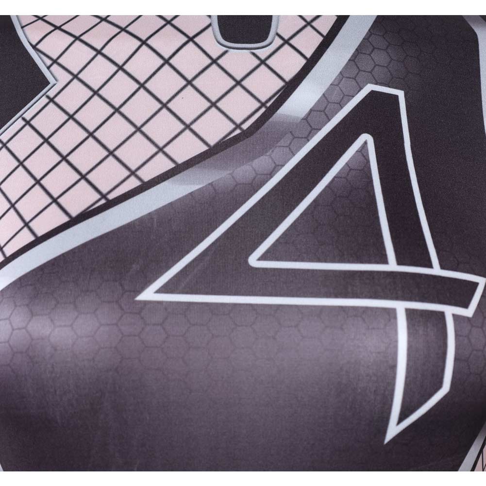 Invisible Woman Susan Storm Tenue Noire Cosplay Costume