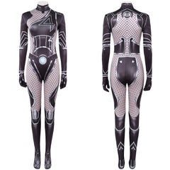 Invisible Woman Susan Storm Tenue Noire Cosplay Costume