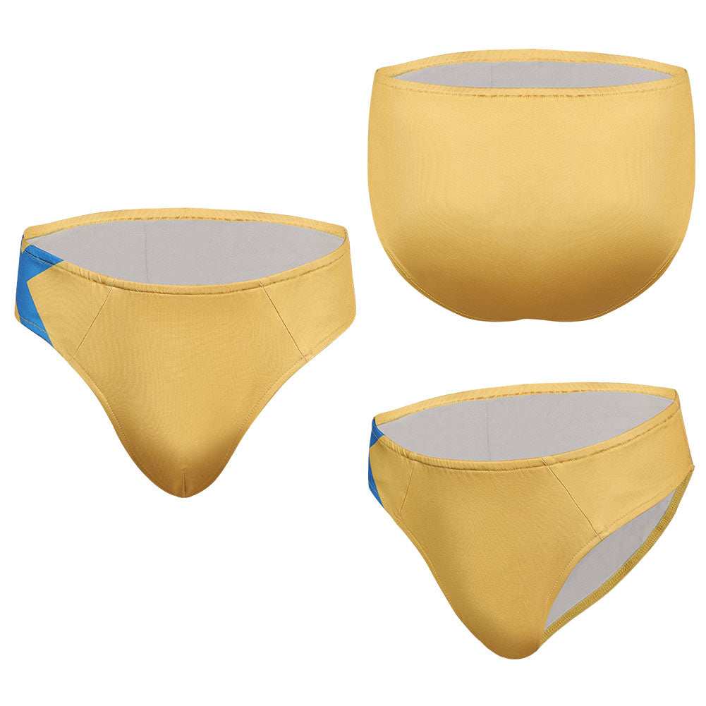 Iron Fist Maillot de Bain Jaune Cosplay Costume