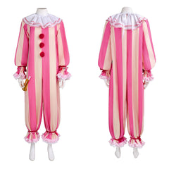 IT: Bienvenue à Derry Saison 1 Pennywise Combinaison Rose Cosplay Costume