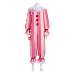 IT: Bienvenue à Derry Saison 1 Pennywise Combinaison Rose Cosplay Costume