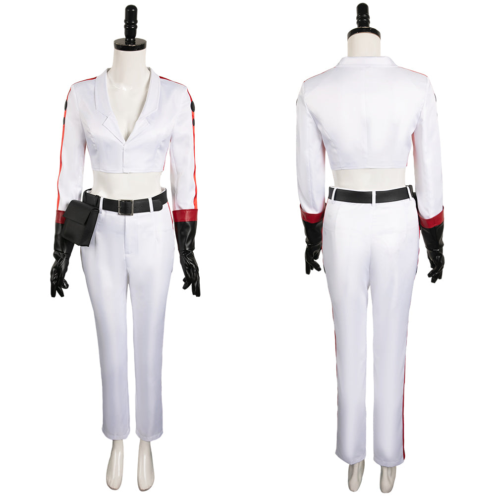 Jeu Fallout 4 Nuka-Girl Tenue Blanche Cosplay Costume