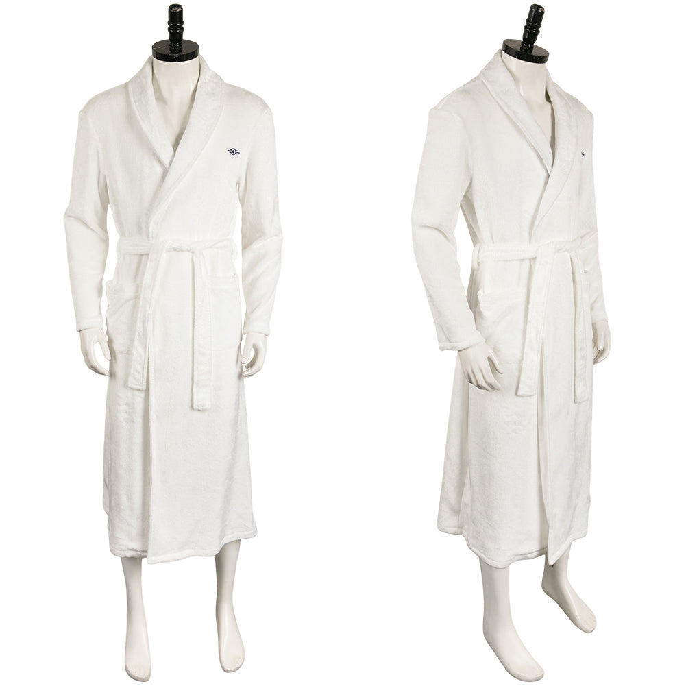 Jeu Fallout 4 Peignoir de Bain Blanc Cosplay Costume