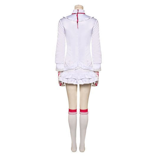 Jeu Tekken Lili Tenue Blanche Cosplay Costume