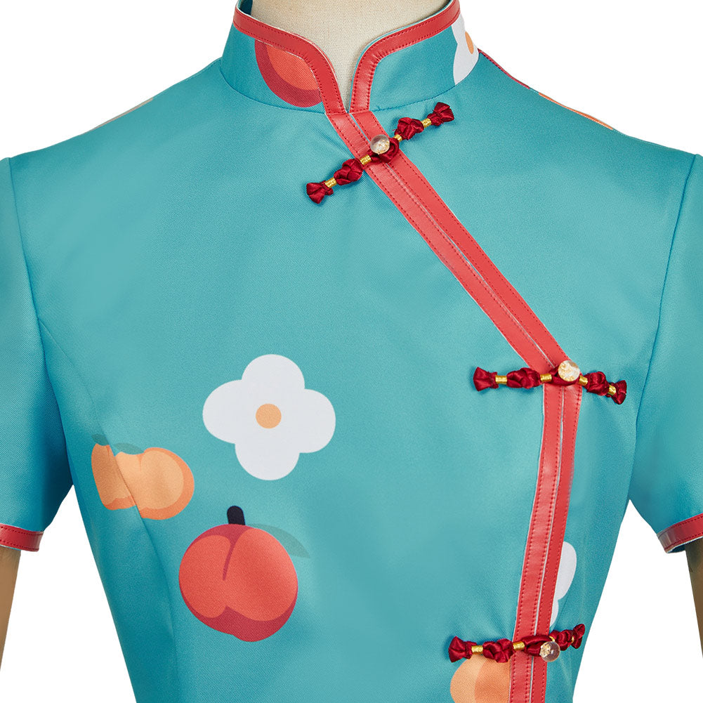 Jibaku Shōnen Hanako-Kun 2(2025) Yashiro Nene Cheongsam Court Bleu Cosplay Costume