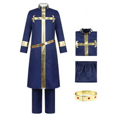 JJBA  Enrico Pucci Tenue Bleu Marine Cosplay Costume