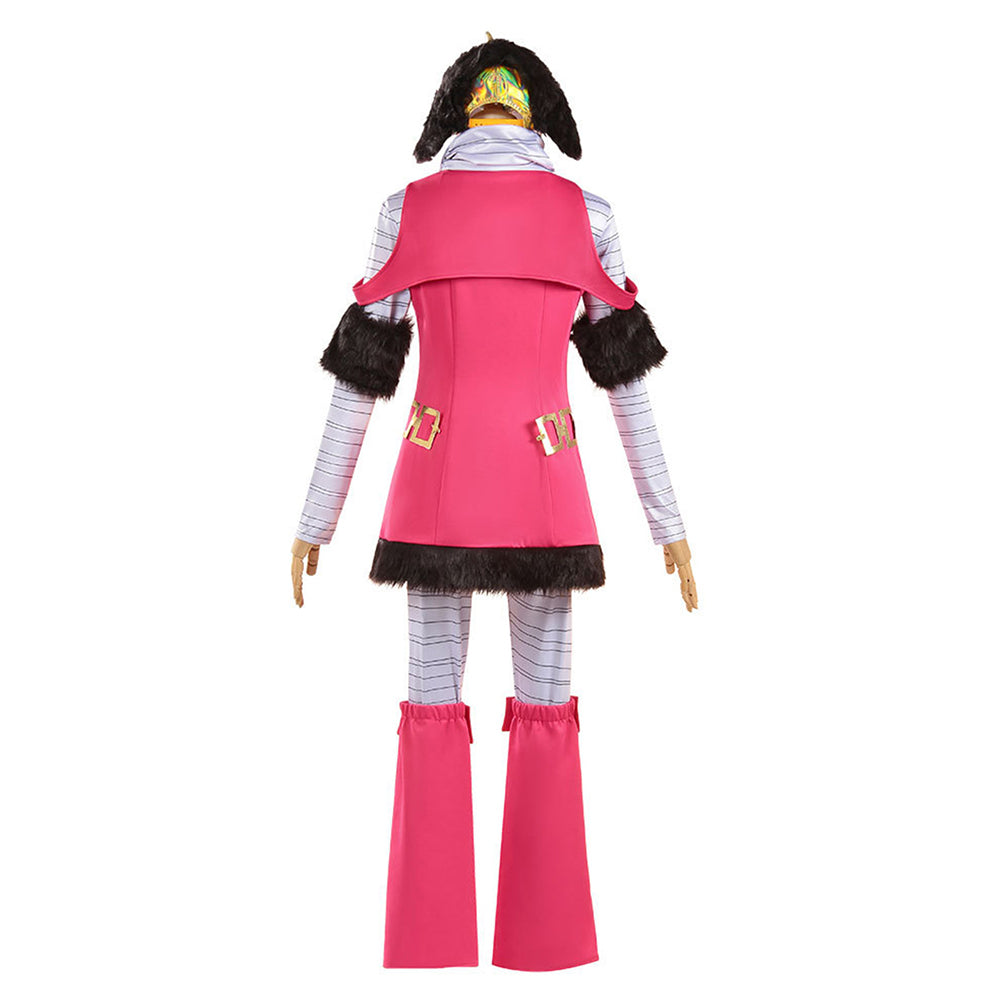JJBA Hot Pants Tenue Rouge Cosplay Costume