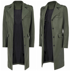 John Wick 5(2025) Rooney Manteau Vert Gris Cosplay Costume